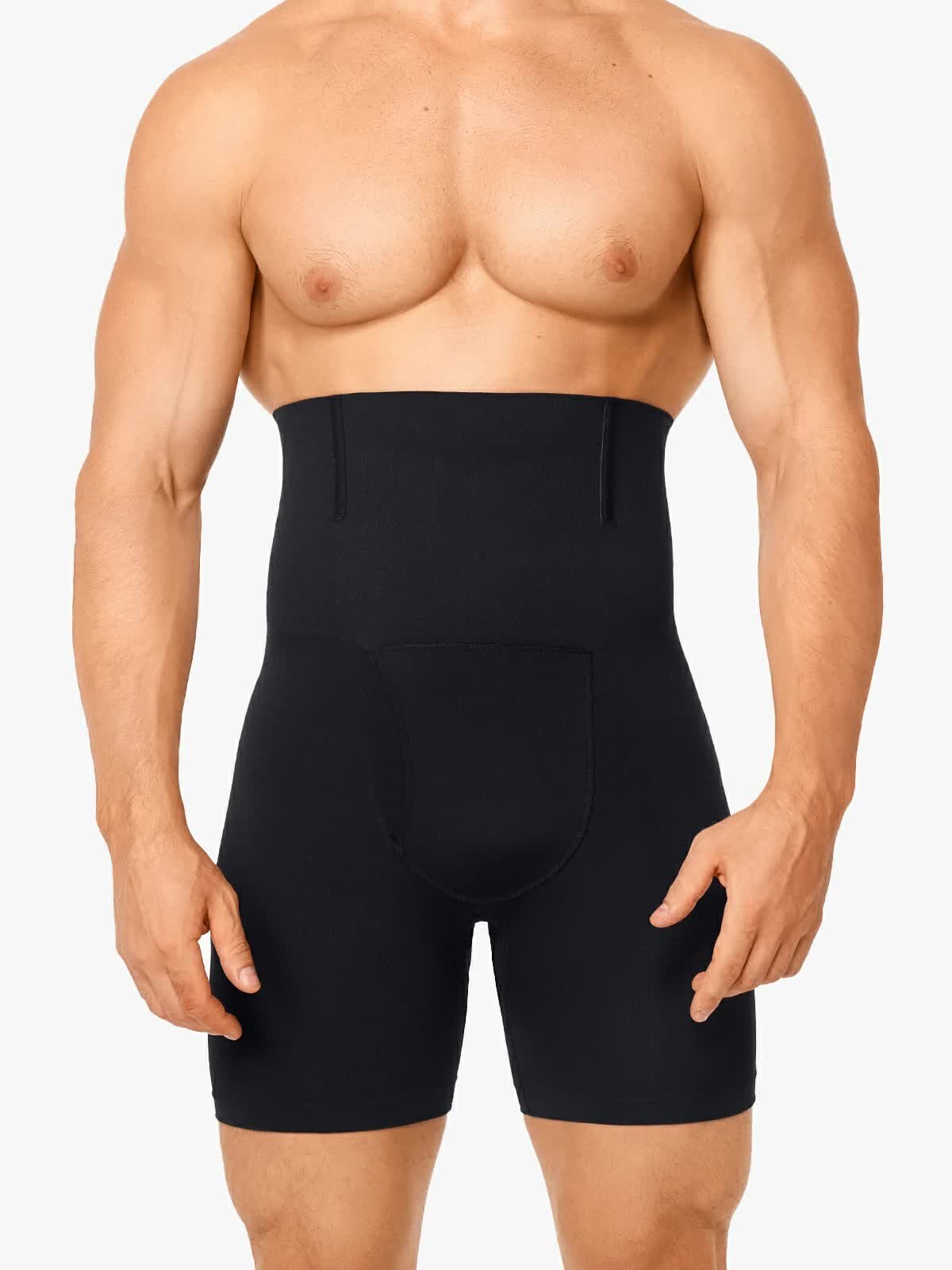 High-Waist Steel Boning Shorts